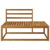 Outdoor Corner Sofa Natural 115 x 83 x 73 cm