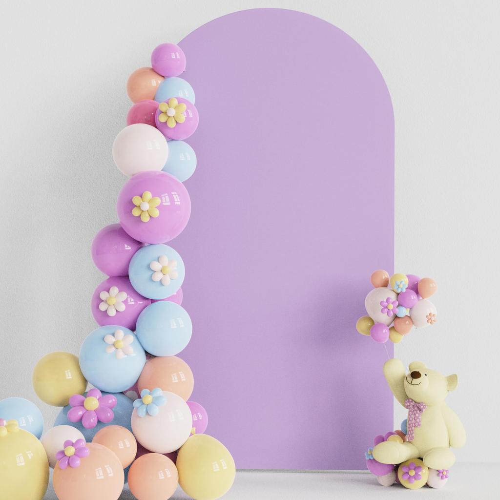 Spandex Fitted Wedding Arch Cover Arch Backdrop Cover, Round Top Chiara Backdrop Stand Covers for Wedding Birthday Party