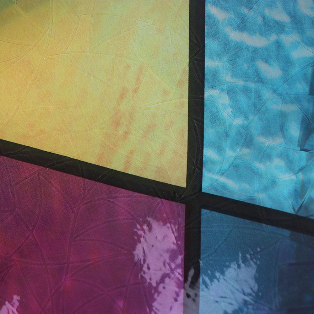 Matná Vitrážová Okenní Samolepka Průsvitné Dužehové Skleněné Samolepky Dekorace Domu