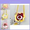 Plush Cartoon Cute Shoulder Bag For Girls Adorable Animal Crossbody Purse