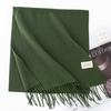 Winter Cashmere Scarf Shawl 2in1 Men Women Solid Color Warm Fashion Versatile High-end