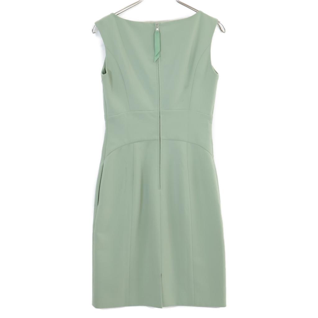 FOXEY NEW YORK 29310 G-Green Retro Cross Dress Dress 38 greenUsed