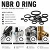 279 Pieces of NBR Sealing Kit Rubber Ring CS 1.5-3.5mm Outer Diameter 3-22mm Automotive Repair Plumbing Leak Proof Sealing Box