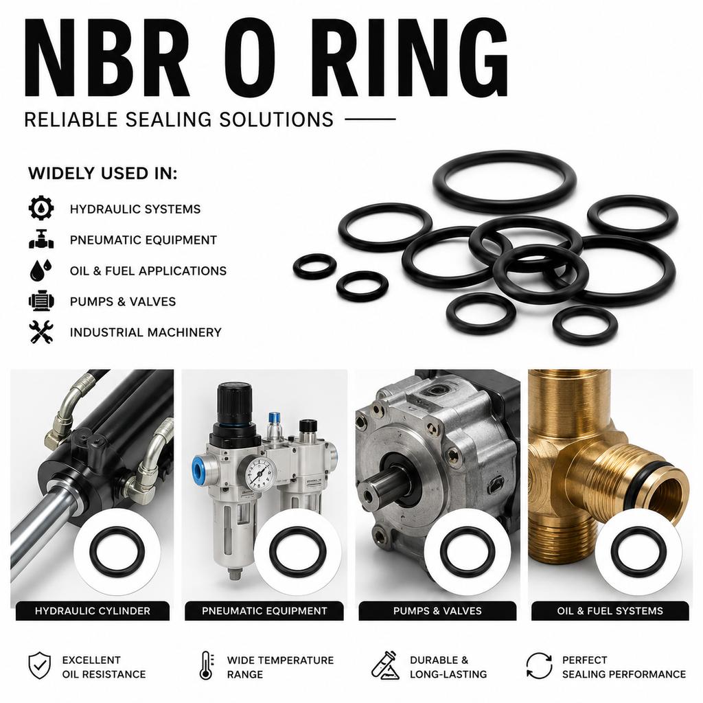 279 Pieces of NBR Sealing Kit Rubber Ring CS 1.5-3.5mm Outer Diameter 3-22mm Automotive Repair Plumbing Leak Proof Sealing Box
