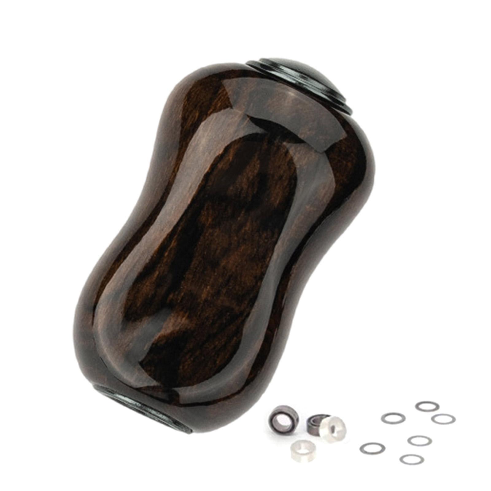 

Casting Reel Handle Solid Wood Handle Replacement Fishing Wheel Modification Grip Baitcasting Fishing Reel Rocker Handle G