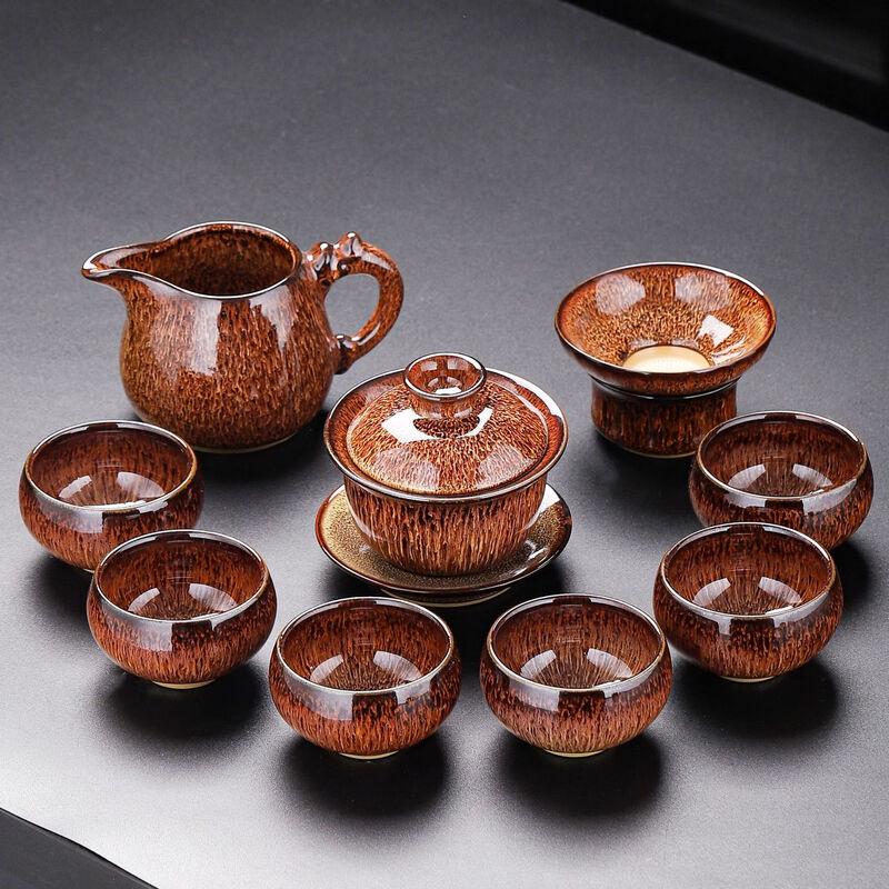 Chaxun Jun Kiln Glaze Teaware Set