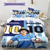 SSC Napoli  Pattern Bedding Quilt Set Quilt Cover Pillowcase Home Decoration Birthday Gift (1 * Duvet Cover + 2 * Pillowcase, Without Core)