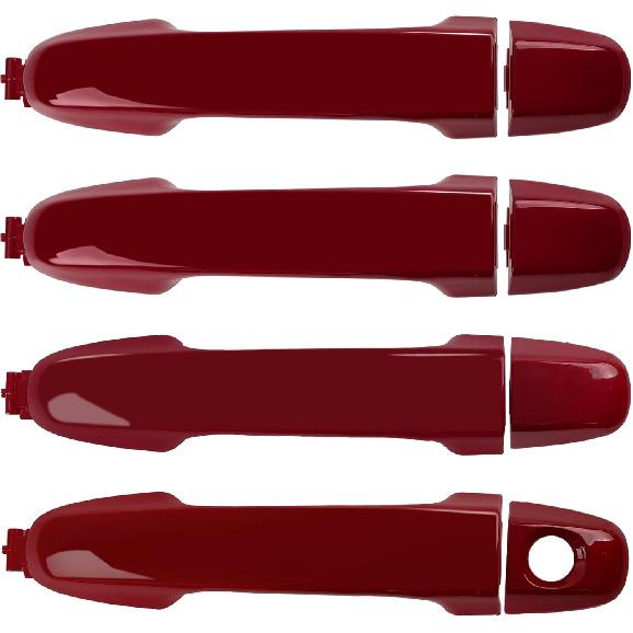 Gledewen 4 PCS Exterior Door Handle Front Rear Driver Passenger Side, Compatible with 2012 2013 2014 2015 2016 2017 Toyota Camry, Replaces#