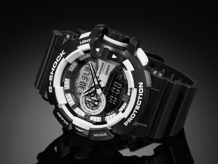 Casio G-SHOCK Men's Resin 200M Water Resistant Digital Shock Resistant Quartz Watch GA-400-1A