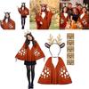 Halloween Reindeer Cloak Costume For Women With Cosplay Cape For Stage Performances