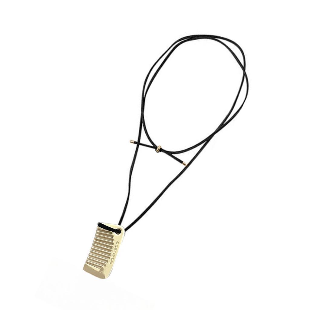 Hair Comb Pendant Necklace for Long Hair and Bangs Velvets Ribbon Sweater Chain Jewelry for Women Party Accessories