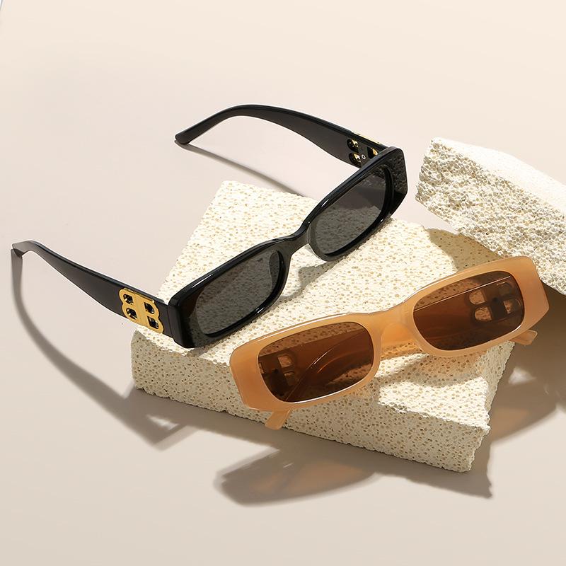 Women'S Square Sunglasses, Small Frame Sunglasses, Men'S Personalized High-End Glasses