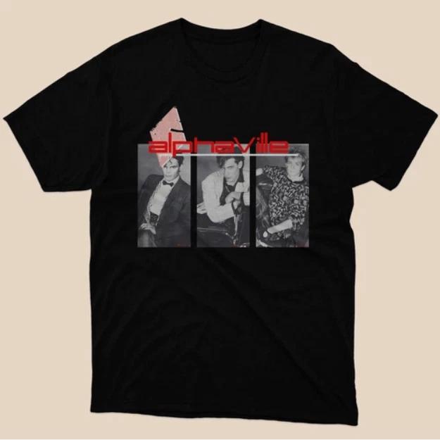 

Alphaville group music synth-pop T-shirt Black Size S to 5XL M