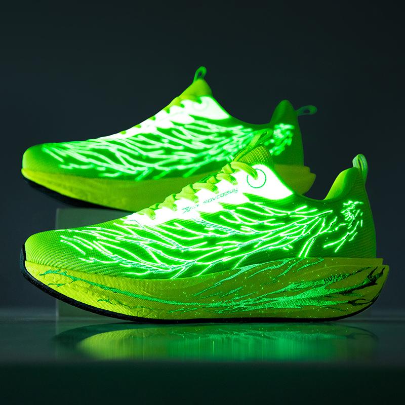 Running Shoes Carbon Board Speciality Marathon Men Sports Breathable Lightweight Women'S Comfortable Athletic Nonskid Sneakers