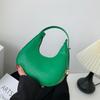 Yogodlns Aligator Half--moon Shoulder Bag for Women Fashion Underarm Bag Design Ladies Armpit Bag