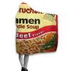Instant Noodle Theme Printing Pattern Soft Flannel Thermal Hooded Blanket Home Outdoor Office Essential Blanket