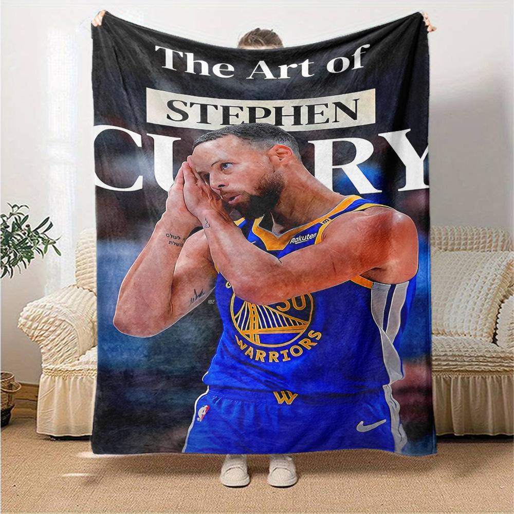 Stephen Curry Blanket Comfortable Great for Office Bedding Seaside for All Occasions Warmthful Decor Ideal Gift for Friends Family Couples Picnic