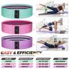 Anti-Slip Booty Bands for Glute Sculpting, Heavy Duty Resistance Loops Squats Hip Thrusts Slavic Body Toning Home Gym