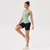 Womens Seamless Sports Tank Top Quick-Dry Breathable Fitness Yoga Running Workout Crop