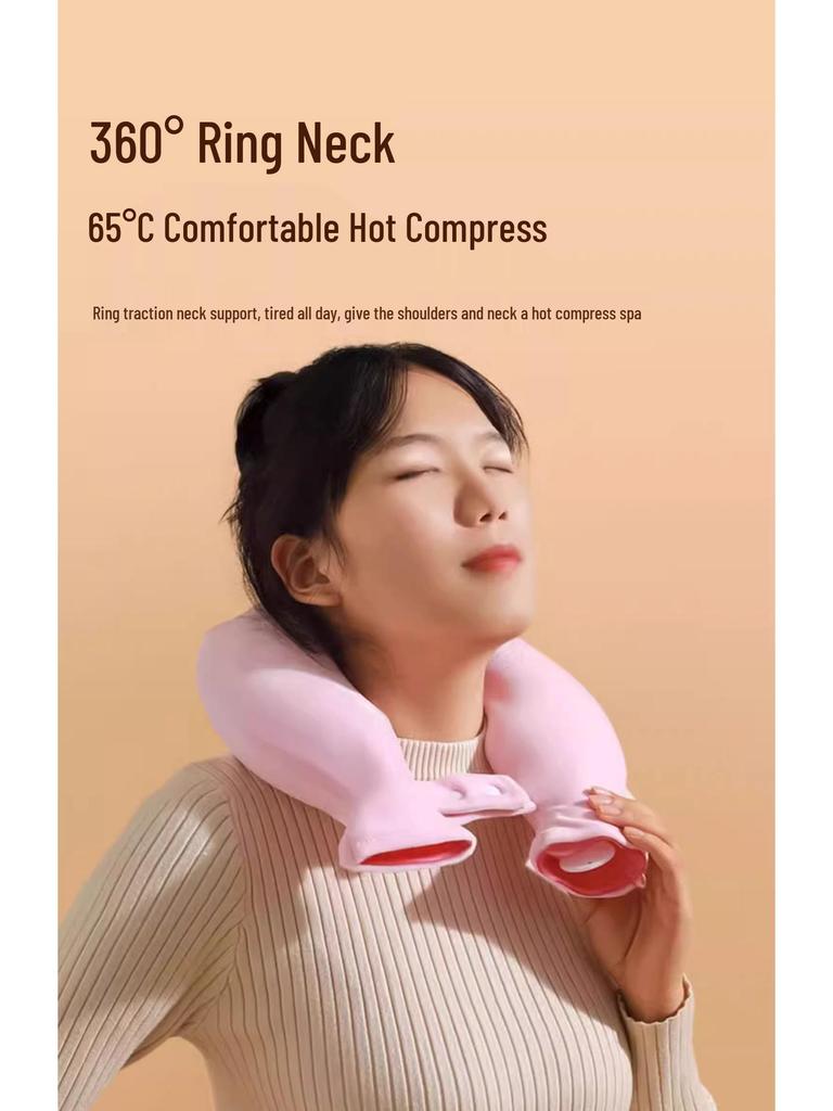 Transparent Hot Water Bottle Scarf: Neck Protector & Warm Compress