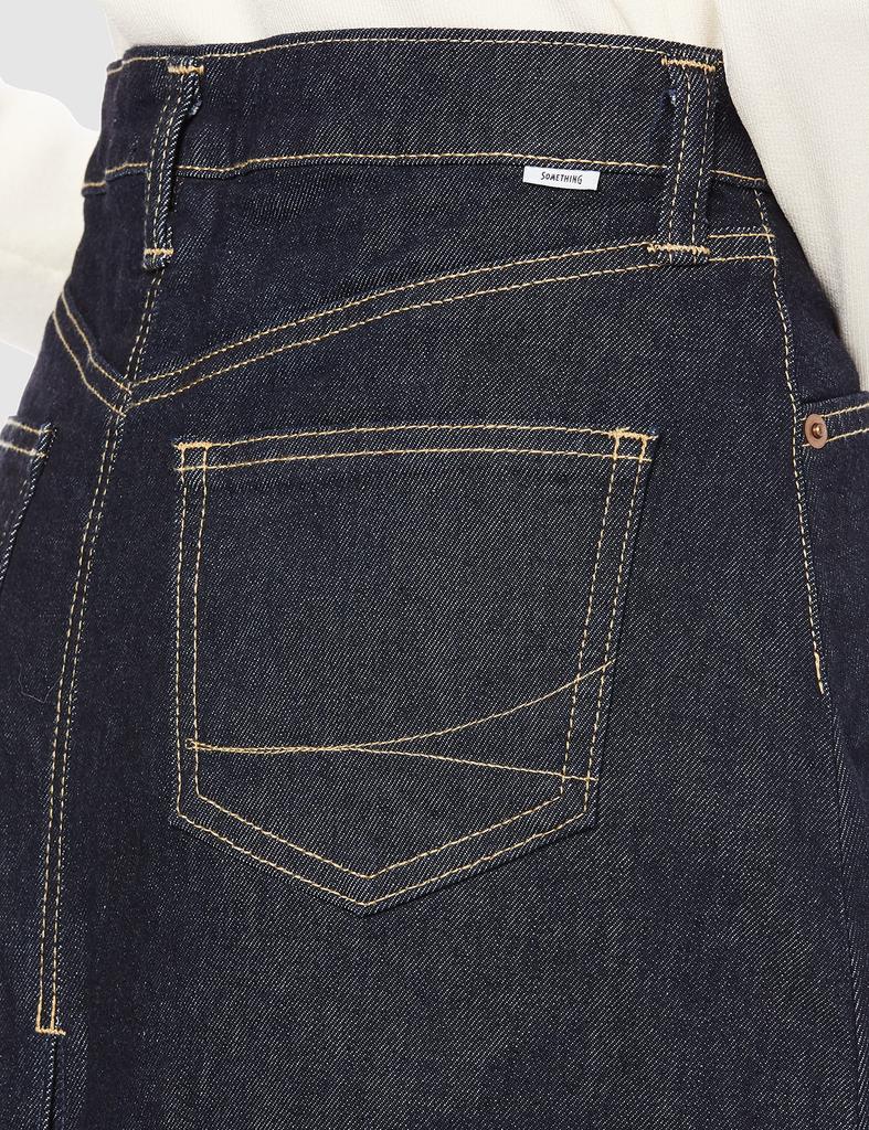 Something SKT983 Denim Flare One Size S Women's Skirt, SKT983-00, Wash,