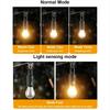 Solar Powered USB Rechargeable Camping Hanging Lamp Waterproof Portable Tent Light Bulb Outdoor Garden BBQ Party Decor Night Lighting