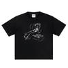 Hip Hop Harajuku Herren T-Shirt Goth Lustiger Grafikdruck Cooles Kurzarm-T-Shirt Damenmode Oversized Baumwoll-T-Shirt Y2k Top