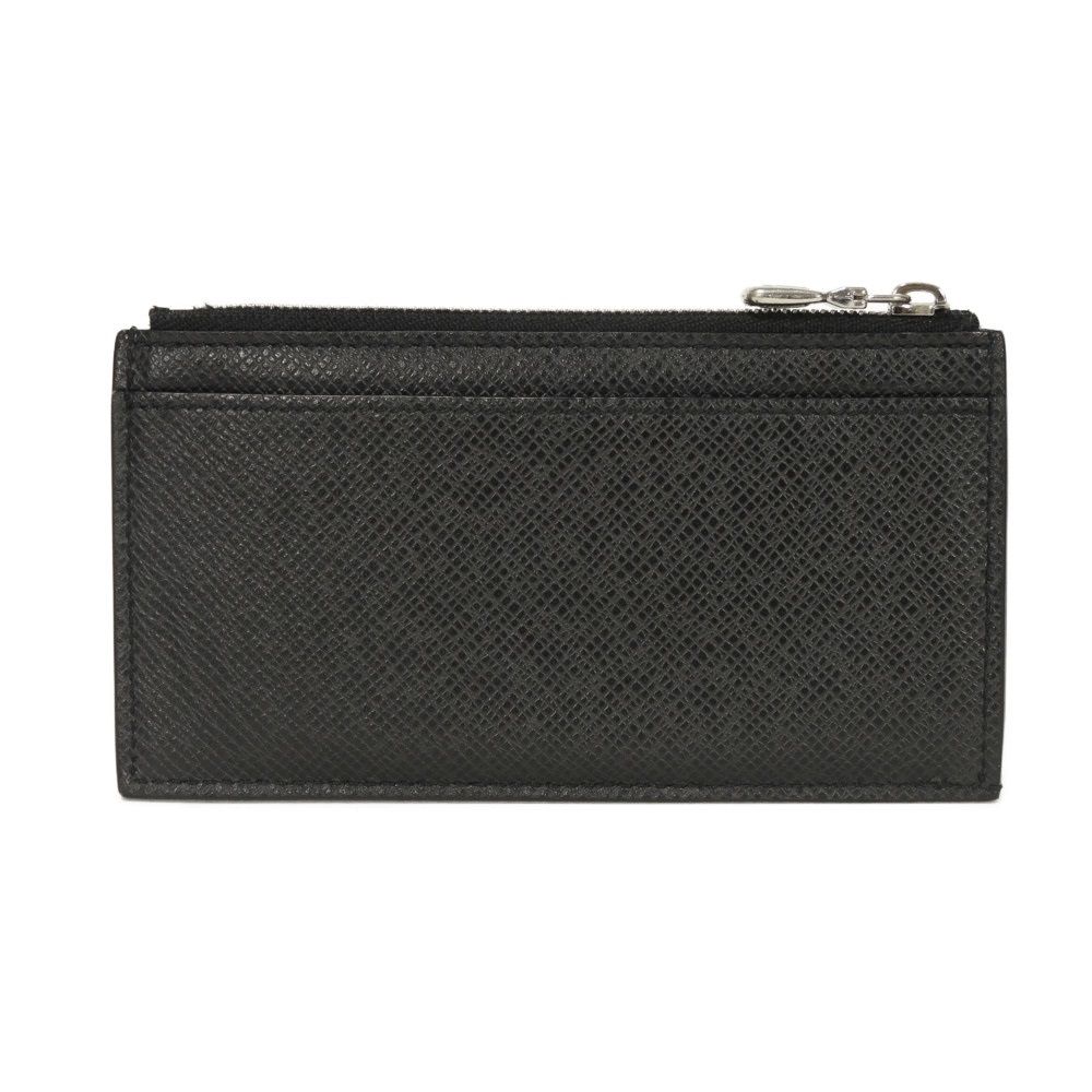 Used 12564 Coin Card Holder M62914 7943 LV Logo Black Card Case Compact Wallet Taiga Noir Men's from Japan AUTHENTIC