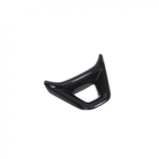 Glossy Black Steering Wheel Decor Cover Trim For Chevrolet Trax 2023 2024 2025