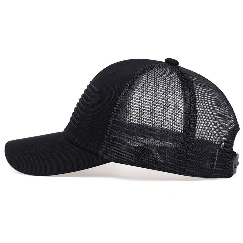 American Flag Embroidered Baseball Cap With Adjustable Fit For Summer Casual Wear
