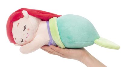 MORIPiLO Morishita Disney Ariel Body Pillow 30cm Stuffed Toy Cushion Character Goods Mini Sleeping Pillow Disney Princess Little Mermaid Green 4620455