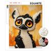 Pearl Painting Diy Sticky Diamond Creative Black White Big Eye Cat Diamond Painting Kit Living Room Hanging Painting