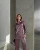 2024 Spring Women's Leopard Print Casual Two-Piece Set: Long Sleeve Top & Pants