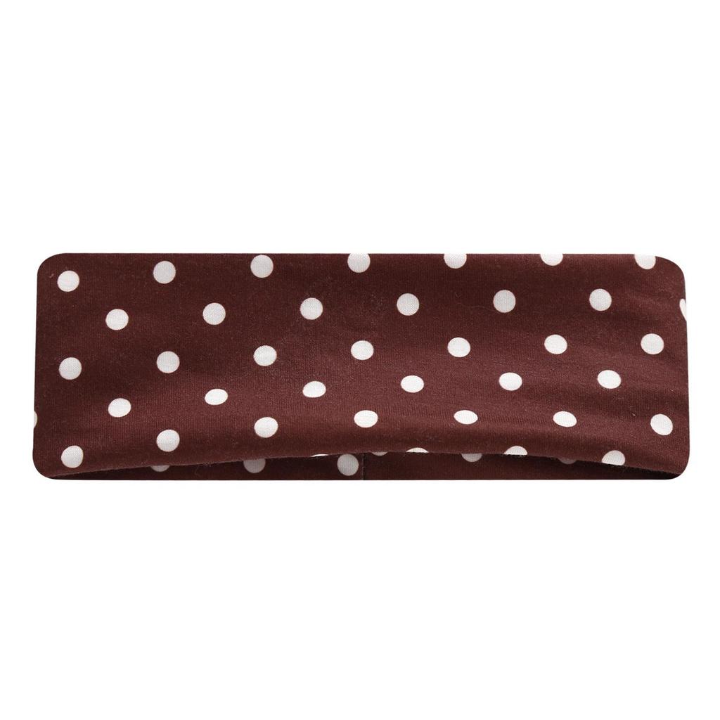 Polka Dot Floral Elastic Sports Headbands: Fashionable Japanese, Korean, European & American Hair Accessories
