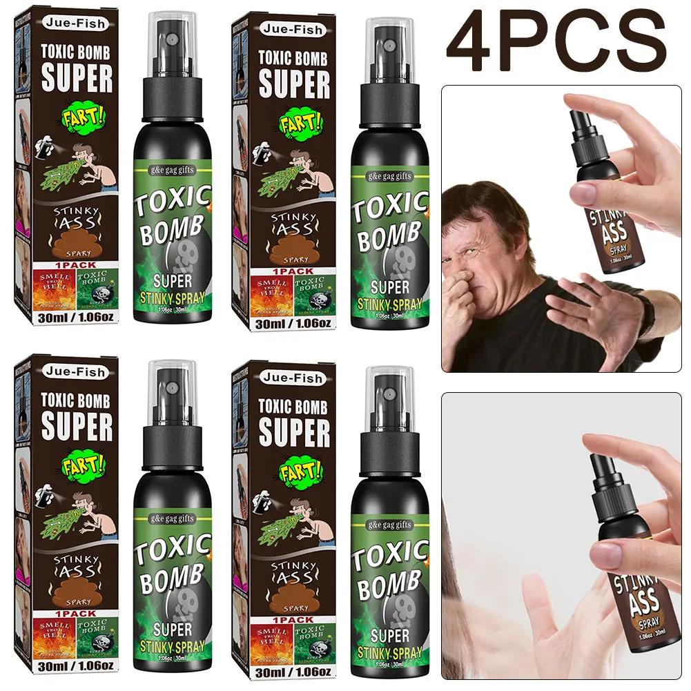 180-30ml Fart Gag Spray Prank Joke Plastic Smelly Stinky Gags Party Supplies Spray Can Stink for Adults Kids Non Toxic for Party