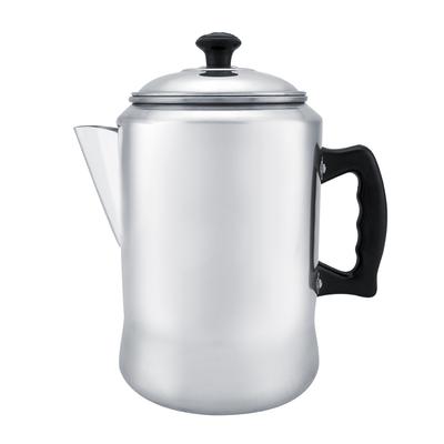 Cafetera de Aleación de Aluminio Percolador Tetera para Té Estufa con Tapa