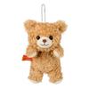 Sekiguchi "Let's Play! Teddy Bear Mascot Keychain" Light Brown 812790 H10×W8×D17cm