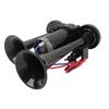 DC24V 130dB Dual Trumpet Horn Loud Sound Sturdy Easy Installation Dual Trumpet Air Horn for Truck Car Train Van Yacht