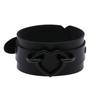 DIEZI Punk Goth Bat Skeleton Wrap Bracelet Women Men Vintage Harajuku Black PU Leather Chain Bracelet Bangles Halloween Jewelry