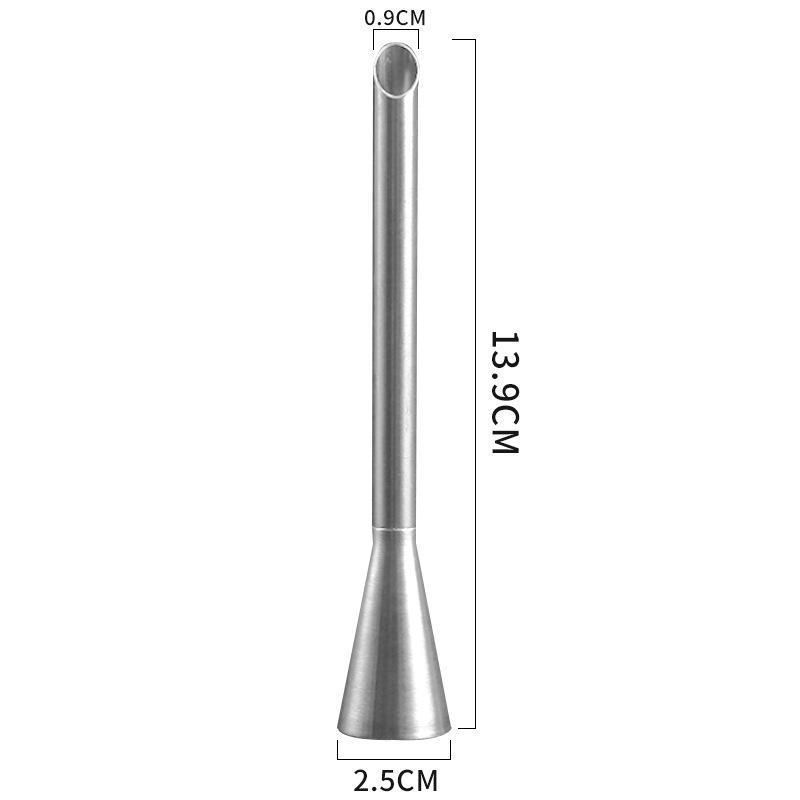 304 Stainless Steel One-Piece Molded Baking Tips for Large, Medium & Small Cakes Cookies and Cream Puffs