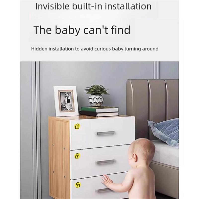 Several Purpose Magnetic Lock For Furniture Exits Drawers High Strength Magnet Child Safety