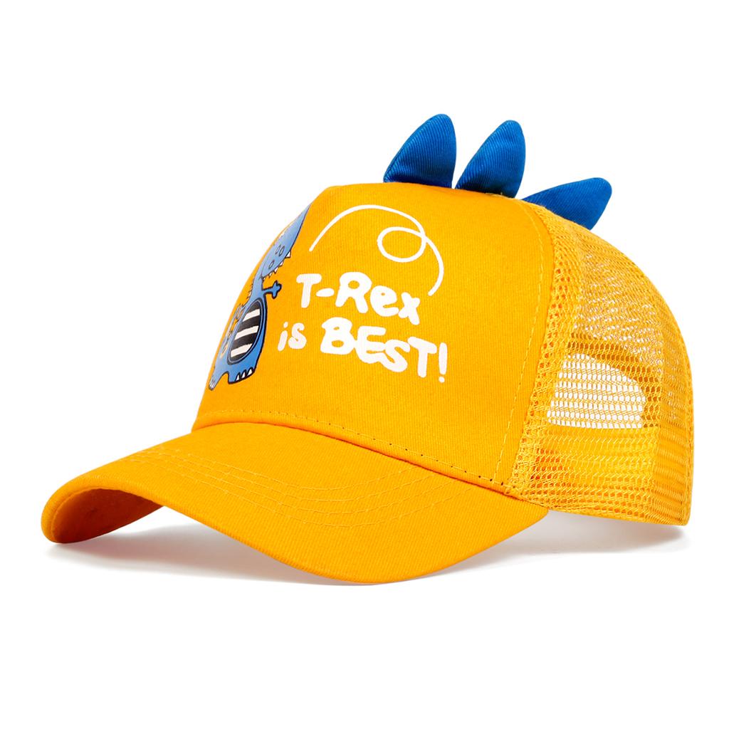 Pălărie de baseball din plasă respirabilă, cu imprimare cu litere de dinozaur pentru copii, primăvară, vară, în aer liber, pălării, accesorii de călătorie pentru băieți, fete, șapci