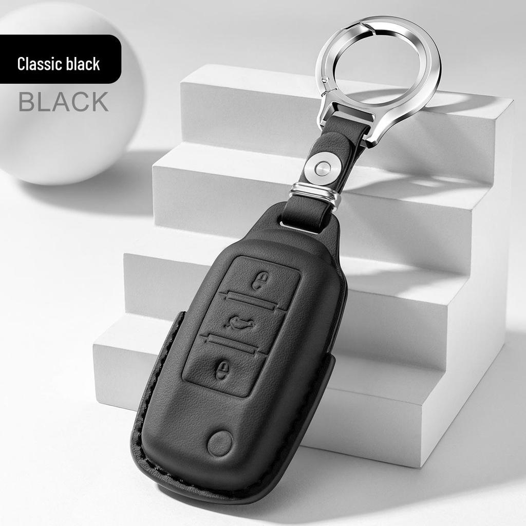 Premium Cowhide Key Cover for Volkswagen Sagitar – Unisex Car Accessory