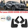 For Lexus UX UX200 UX250h - Splash Guards Mud Flaps Fender Black 4pcs