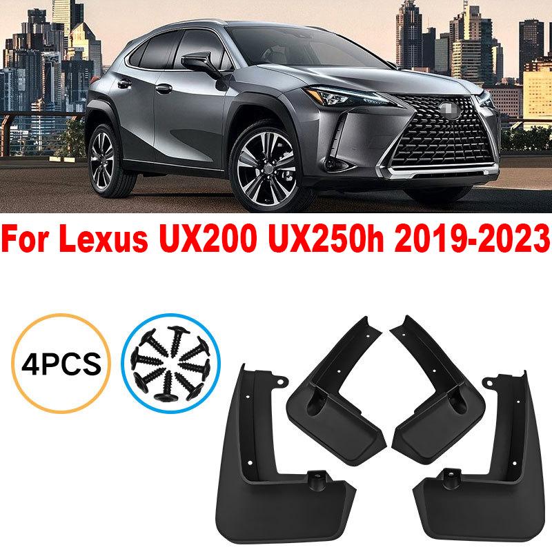 For Lexus UX UX200 UX250h - Splash Guards Mud Flaps Fender Black 4pcs