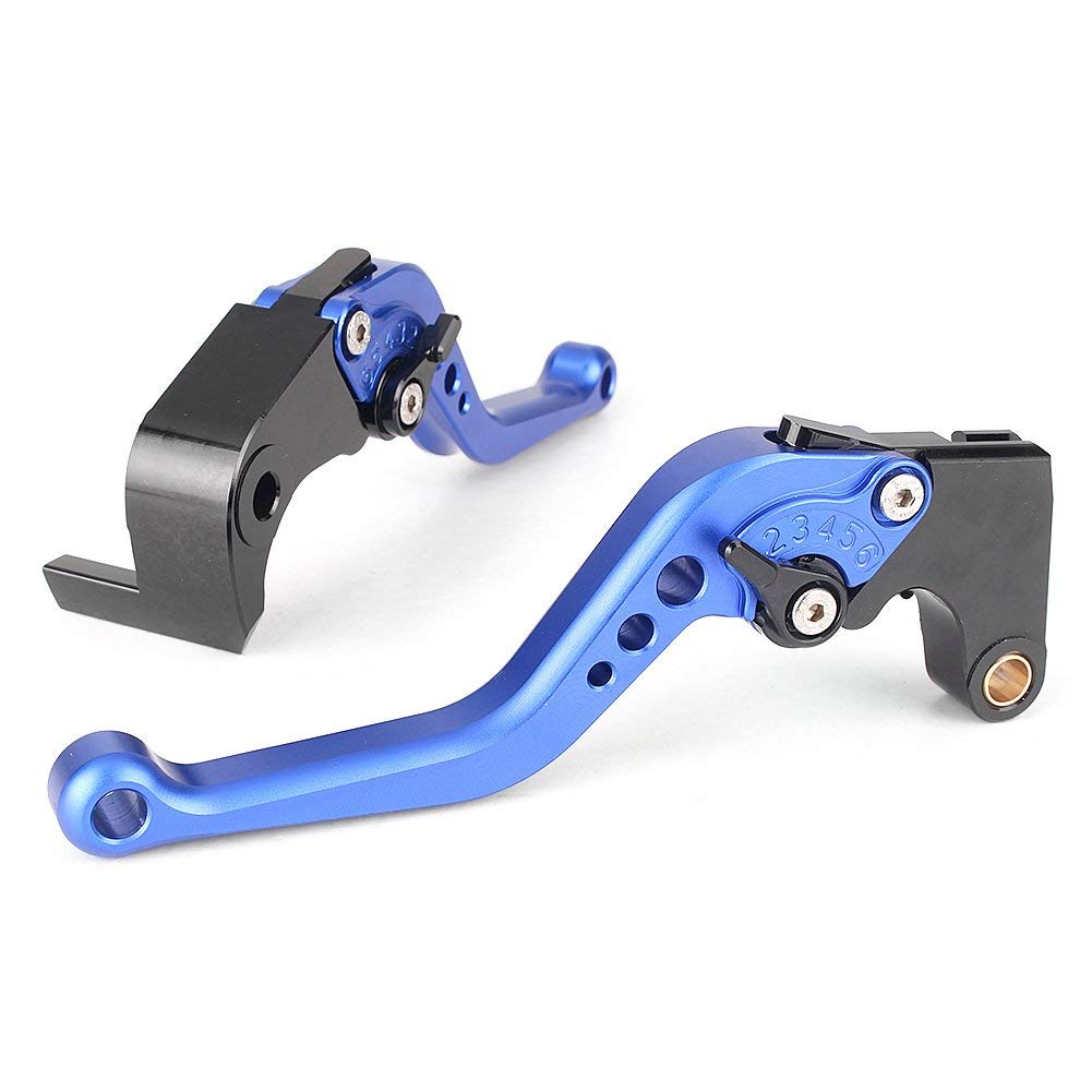 AL-mart Motorcycle Short Style Brake Levers Clutch Levers Levers Set 6 Levels Adjustable for Honda CBR600RR 2007-2017
