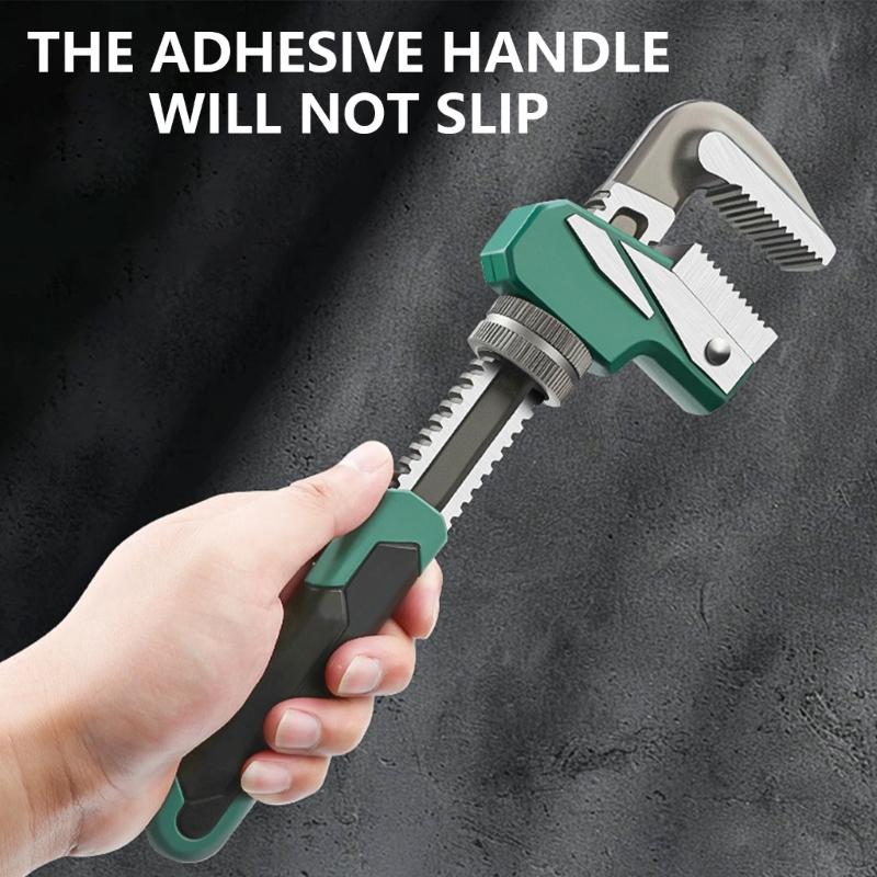 Multipurpose Quick Pipe Wrench, Comfort Grips Hand Tool for Plumbers and Enthusiasts