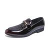 Mens Classic Pointed Toe Loafer Slip-On Shoes In Patent Leather British Style Casual Footwear Adults Size 38-47