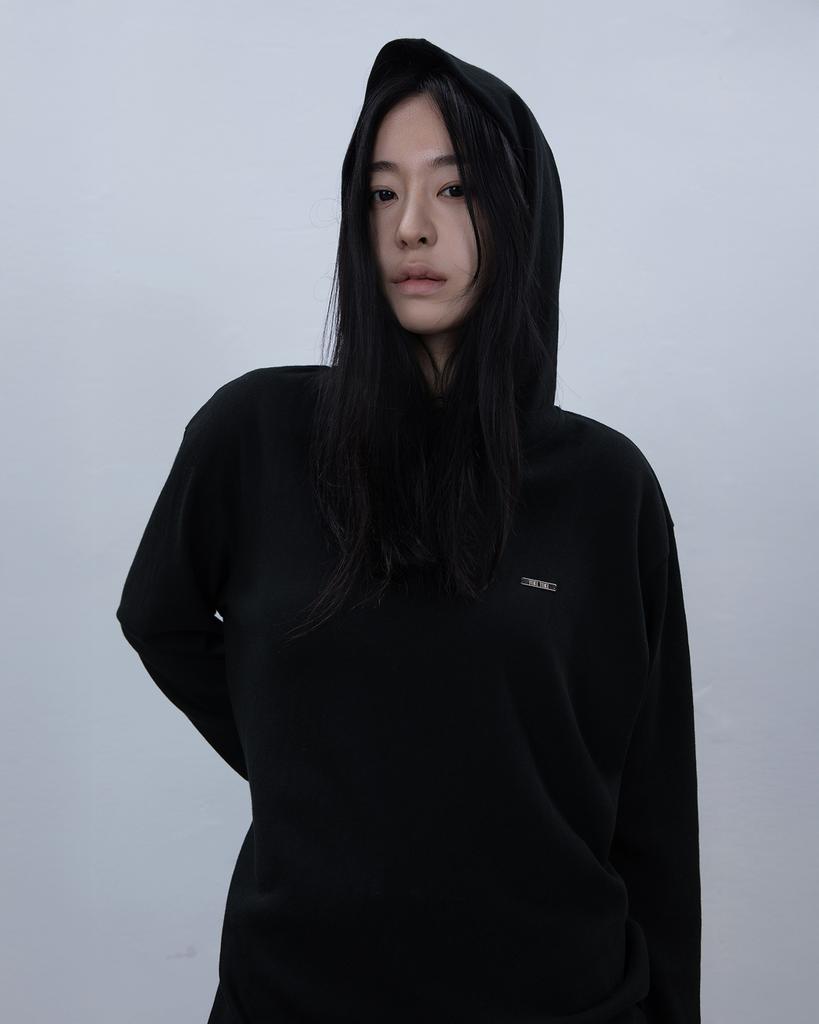 Fluid Sheer Hoodie [Black]