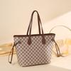 New Women's Bag Retro Large-capacity Plaid Tote Bag Fashionable Simple and Versatile Portable Shoulder Bag
